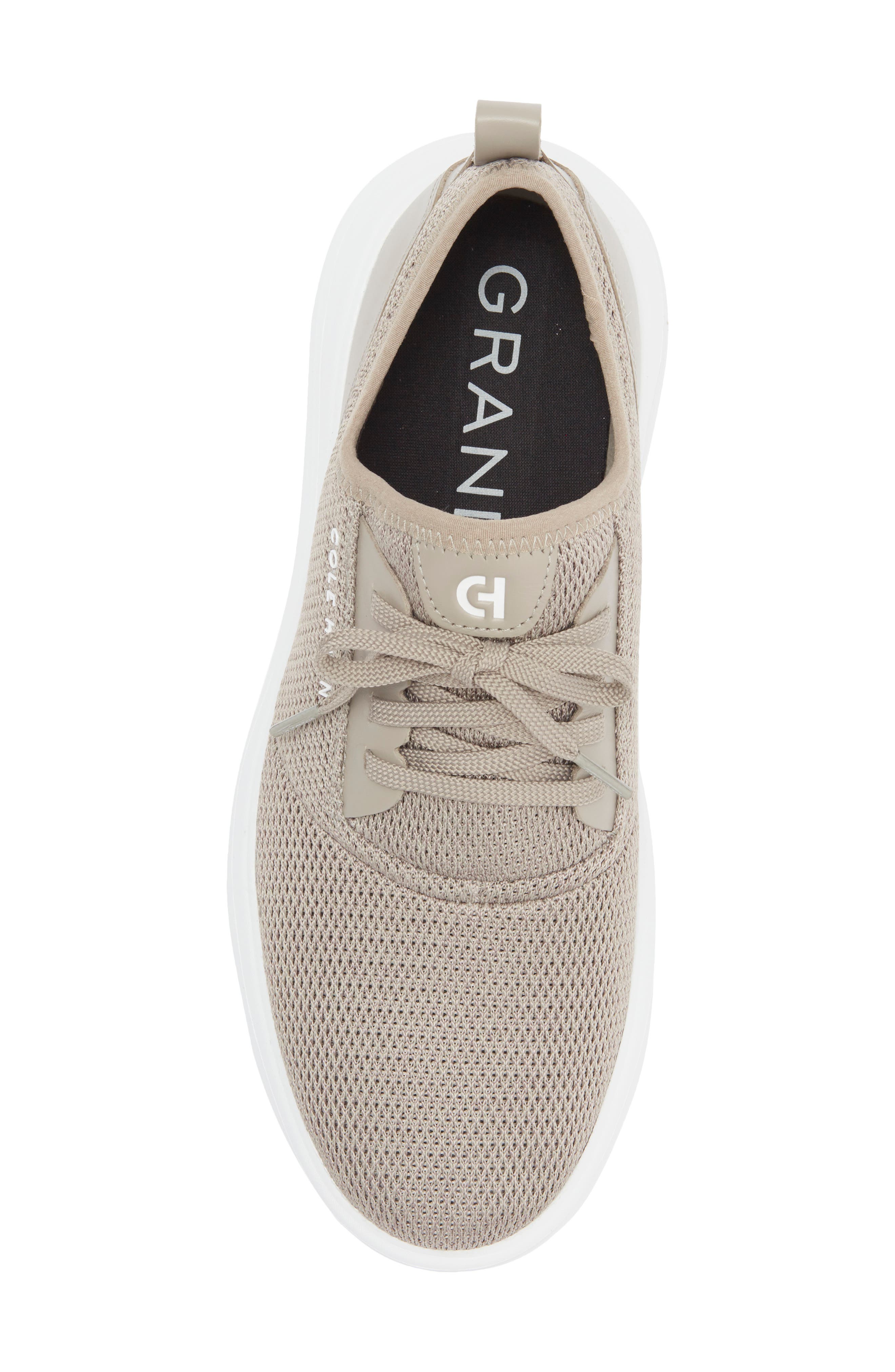 Cole Haan Grandsport Journey Knit Sneaker, Alternate, color, Rock Ridge Optic White