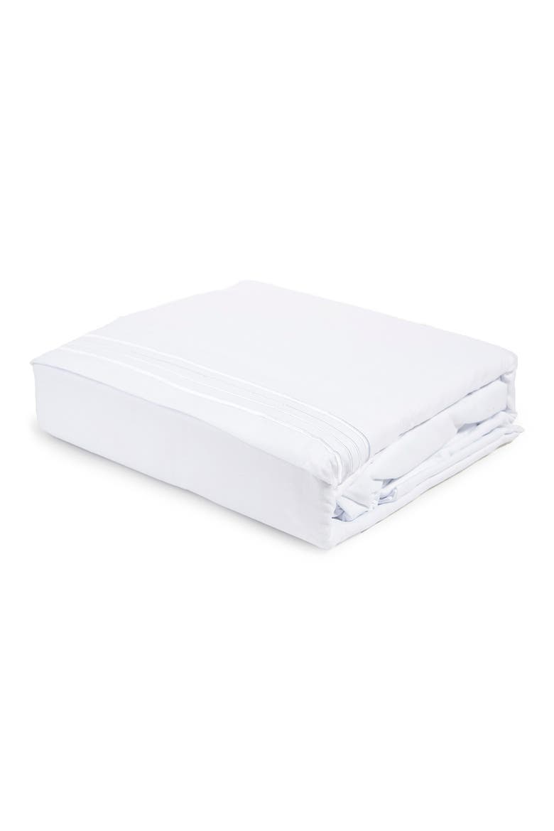 1800 Thread Count Standard Pillowcase - Set of 2, Alternate, color, WHITE