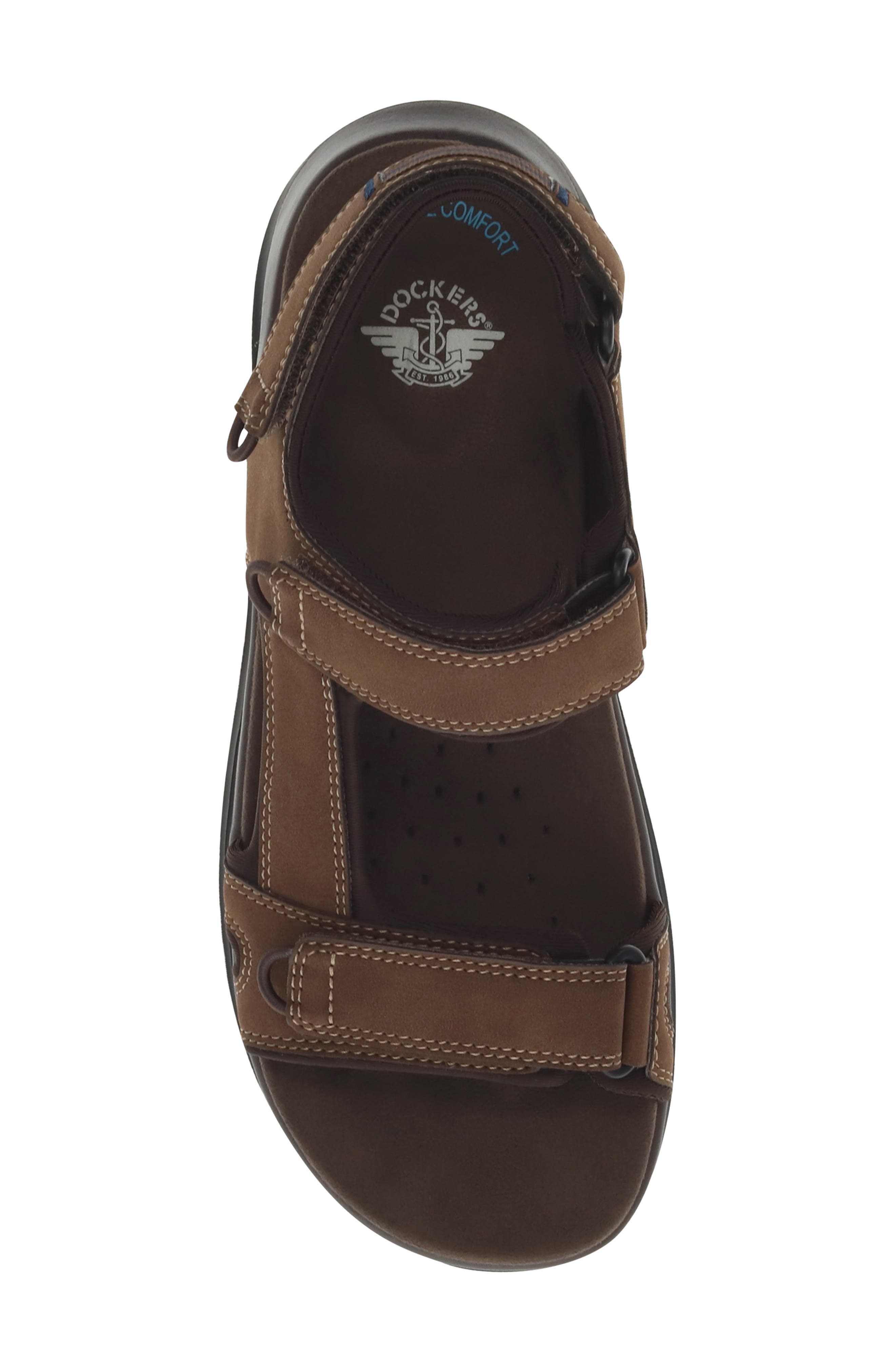Dockers<sup>®</sup> Bradburn Double Strap Comfort Sandal, Alternate, color, Dark Tan