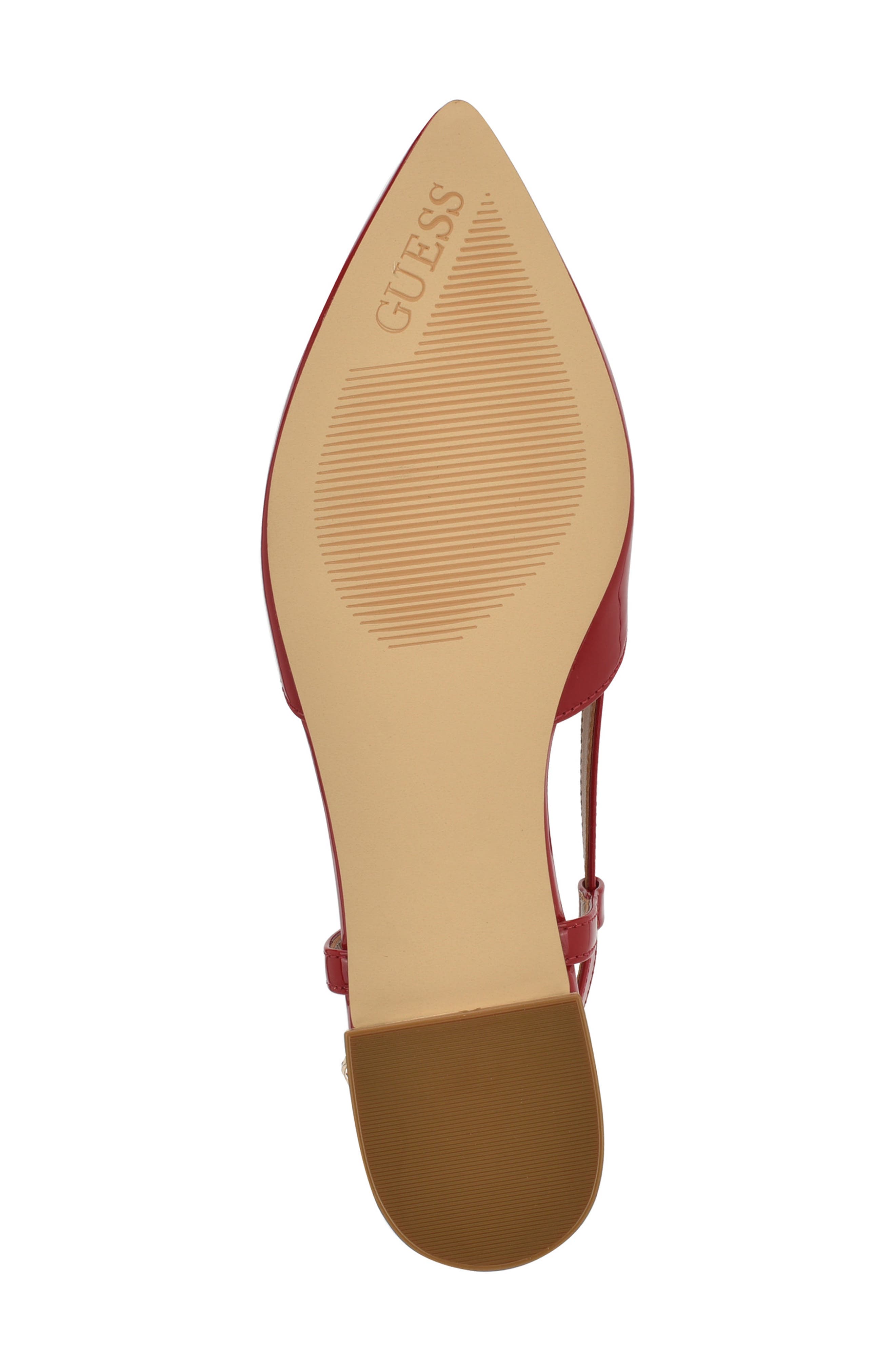 GUESS Franie Pointed Toe Slingback Flat, Alternate, color, 