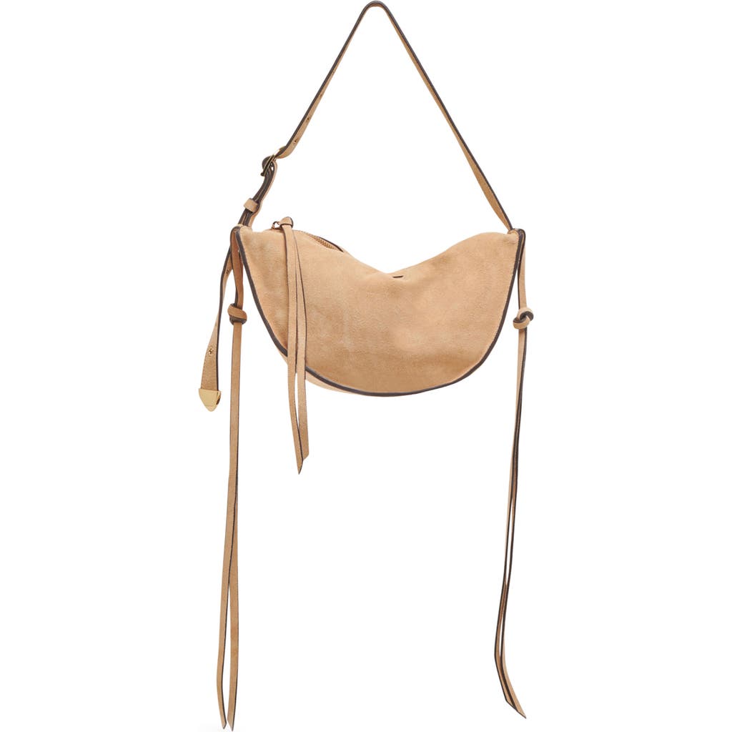 Dolce Vita Verona Leather Shoulder Bag In Sand