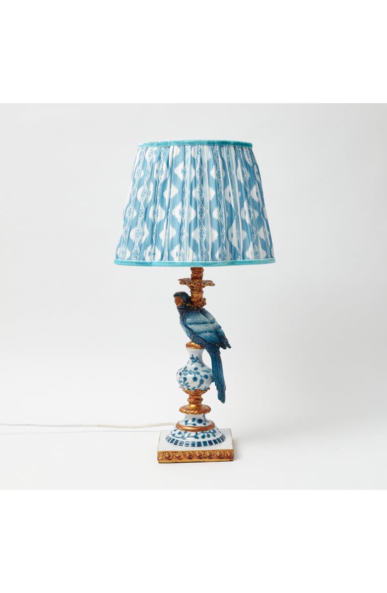 Mrs. Alice Ikat Lampshade, Alternate, color, Blue