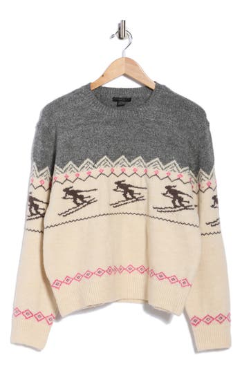 Rdi Skier Crewneck Sweater In Multi