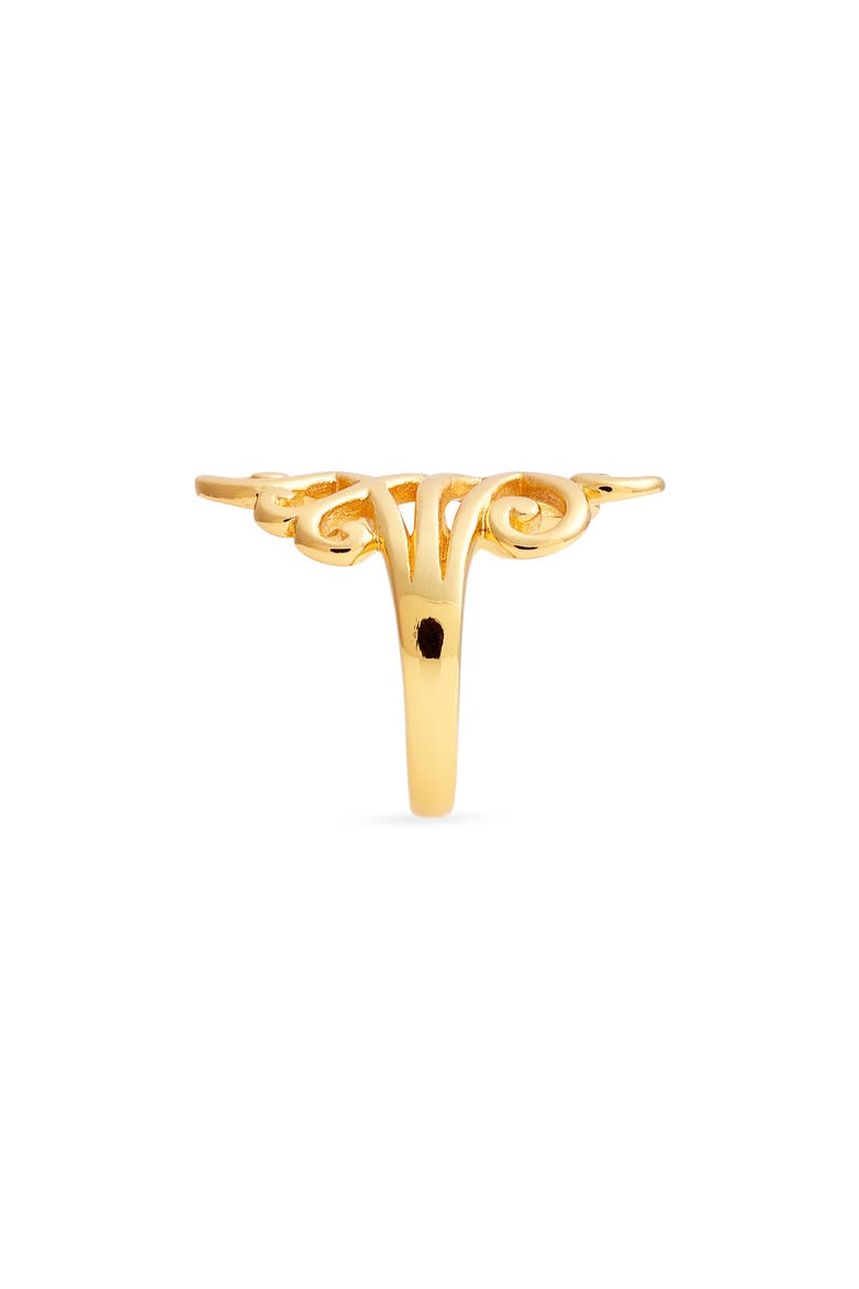Elaina Swirl Ring, Alternate, color, GOLD
