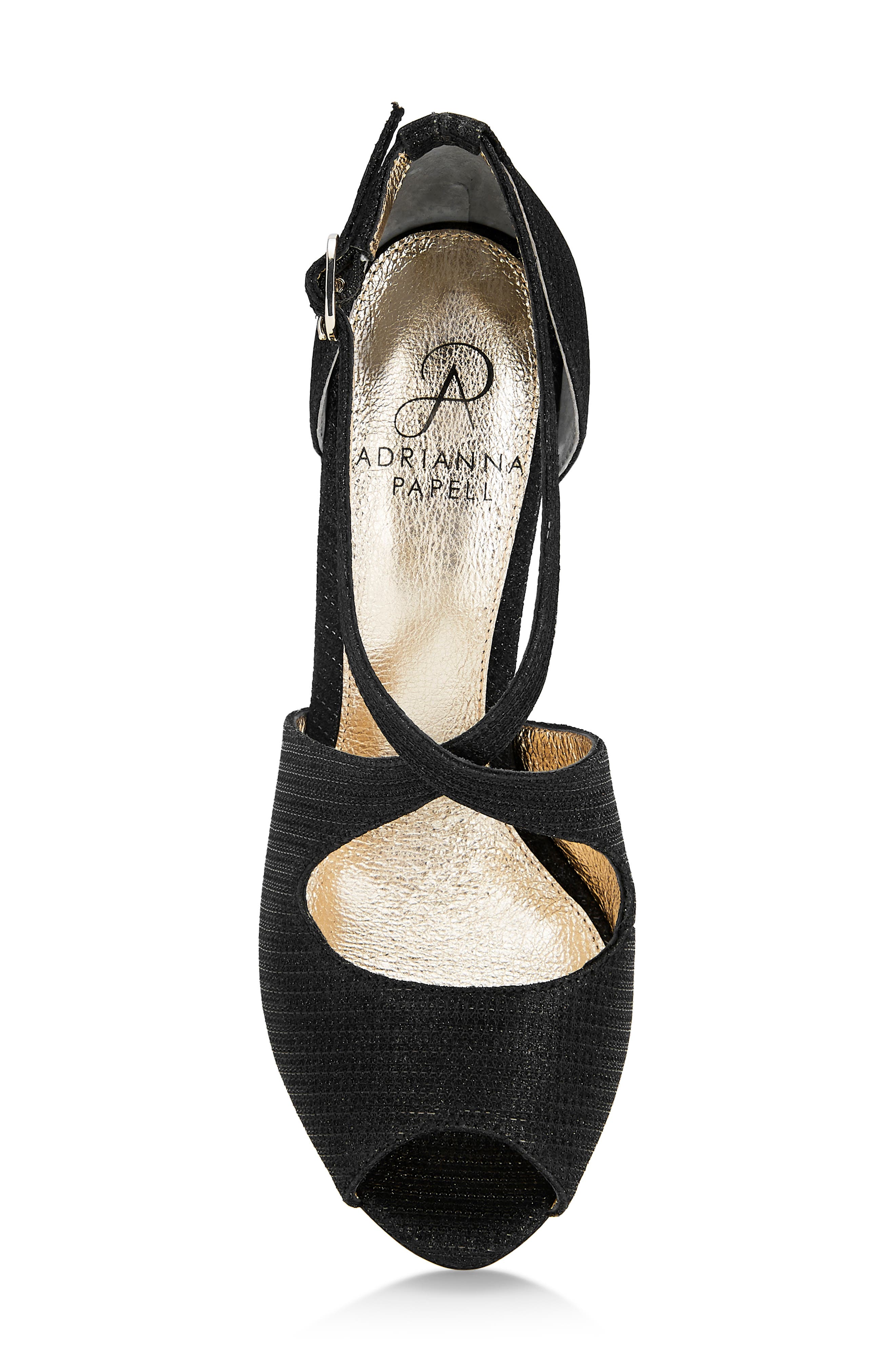 Adrianna Papell Rosalie Cross Strap Platform Sandal, Alternate, color, 