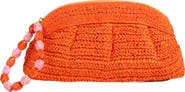 Zsa Zsa Zsu Delhi 100% Raffia Clutch Bag 13 x7 In