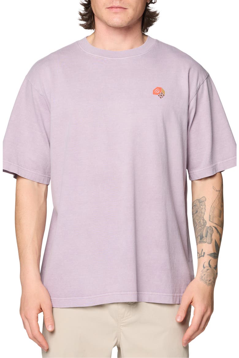 MHW Tri-Color Graphic T-shirt, Main, color, ATMOSPHERIC