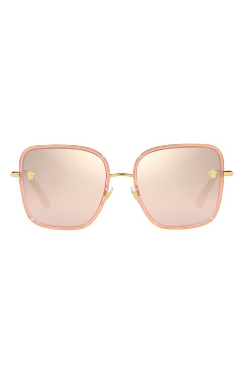 57mm Polarized Square Sunglasses