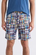 Vintage 1946 Patchwork Madras Flat Front Shorts