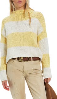 Free People Rugby Stripe Sweater
