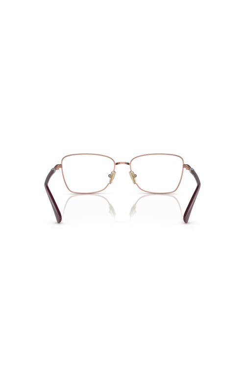 Vogue Eyewear 52mm Butterfly Optical Glasses In Brown