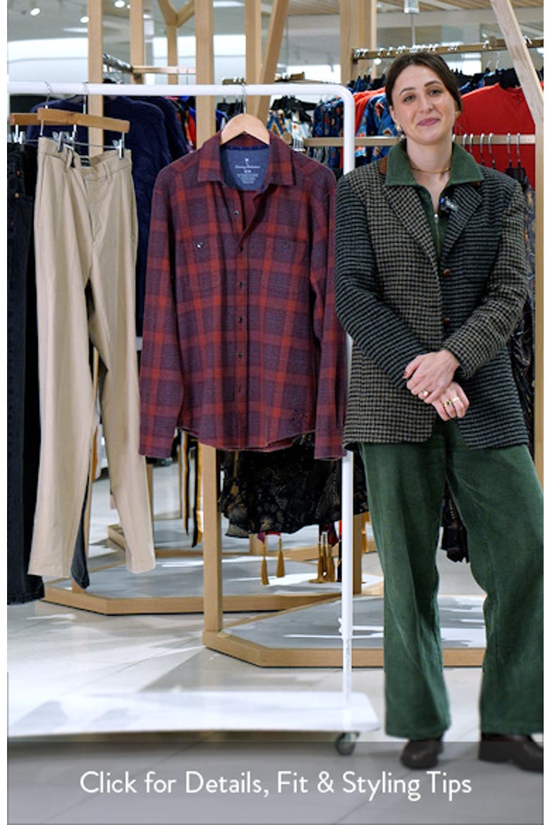 Fireside San Miguel Plaid Cotton Button-Up Shirt video