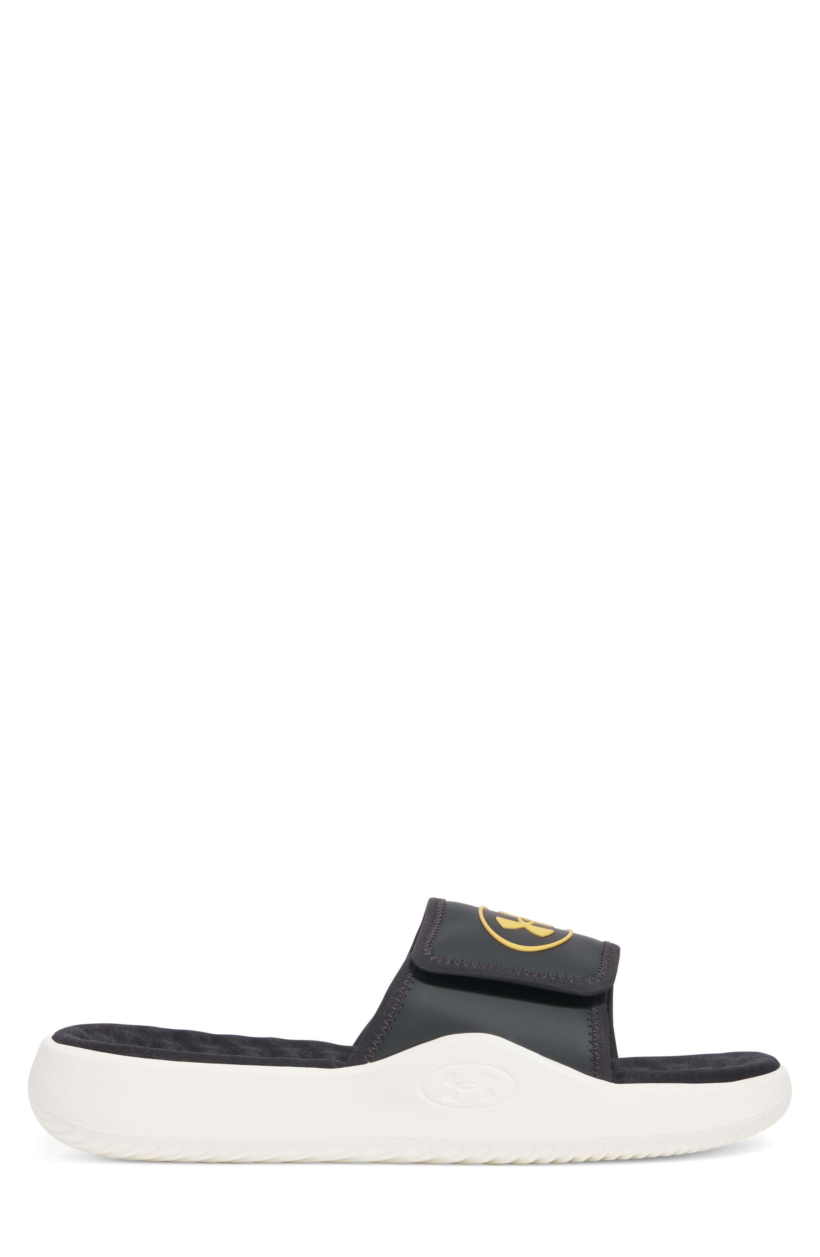 Ignite Pro 8 Slide Sandal, Alternate, color, GALAXY BLACK/ GOLD
