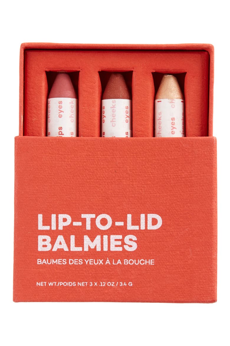 Package Free x Axiology Lip-to-Lid Balmies Set, Alternate, color, MALIBU MAGIC