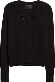 Simone Rocha Embellished Cashmere Cardigan