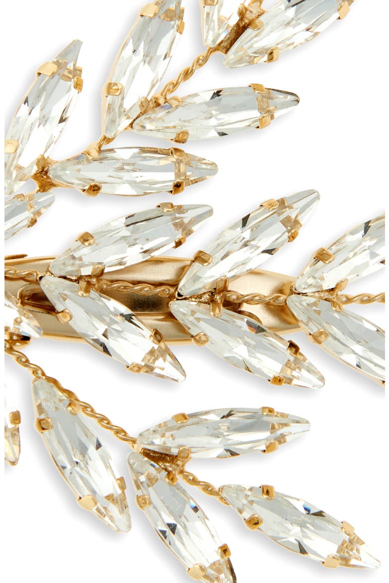 Aeris Crystal Hair Clip, Alternate, color, GOLD