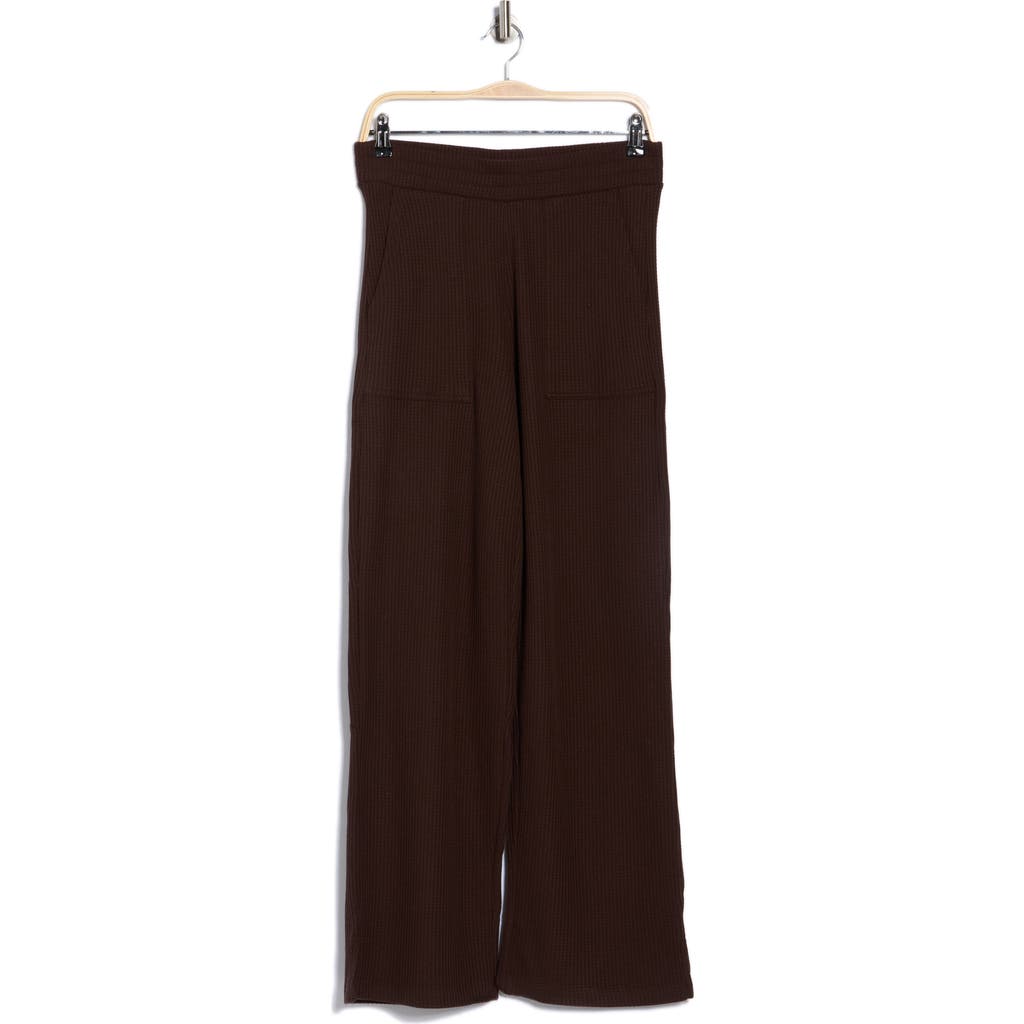 Z By Zella Reset Waffle Stitch Pants In Brown