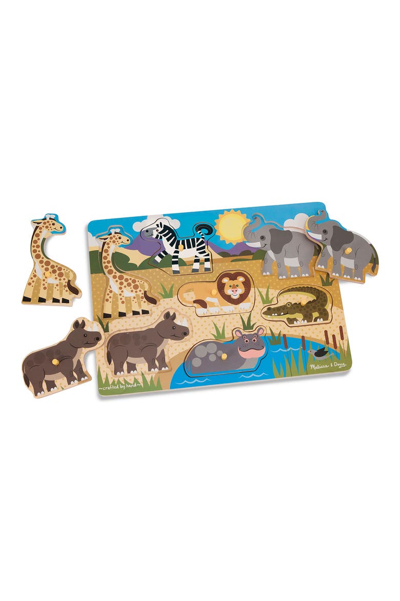 Chunky Safari Peg Puzzle, Alternate, color, NO COLOR