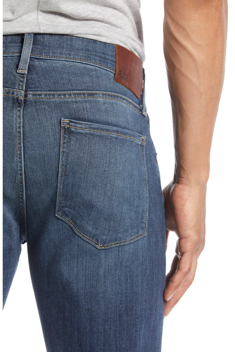 Transcend - Federal Slim Straight Leg Jeans, Alternate, color, BIRCH