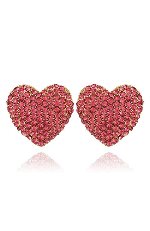 Heart Stud Earrings