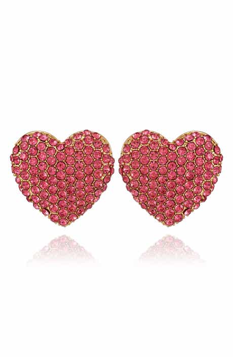 Heart Stud Earrings