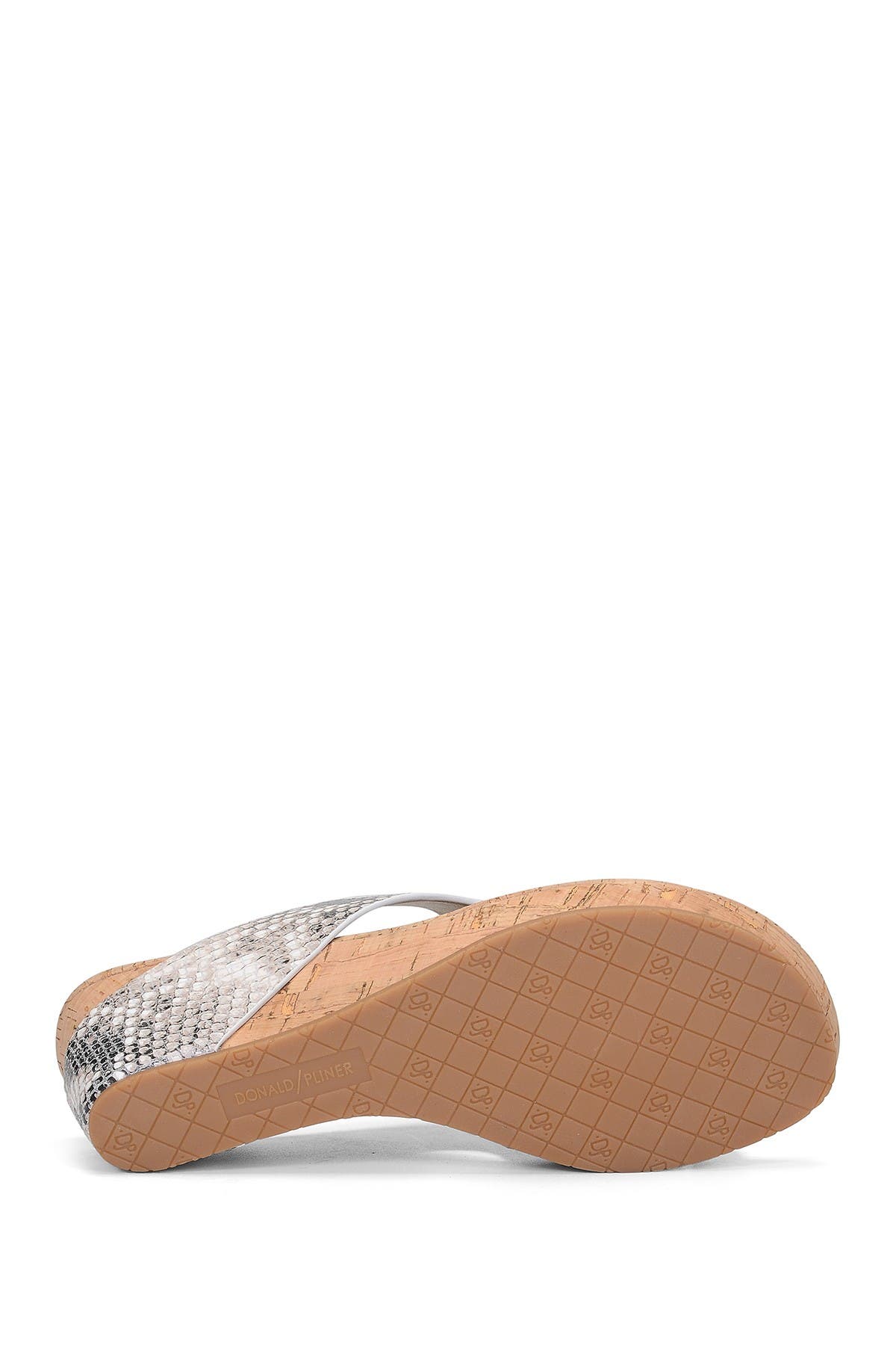 Donald Pliner Gyer Leather Python Print Wedge Sandal, Alternate, color, 