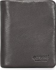 OLD TREND Clover Genuine Leather Slim Secure Trifold RFID Wallet