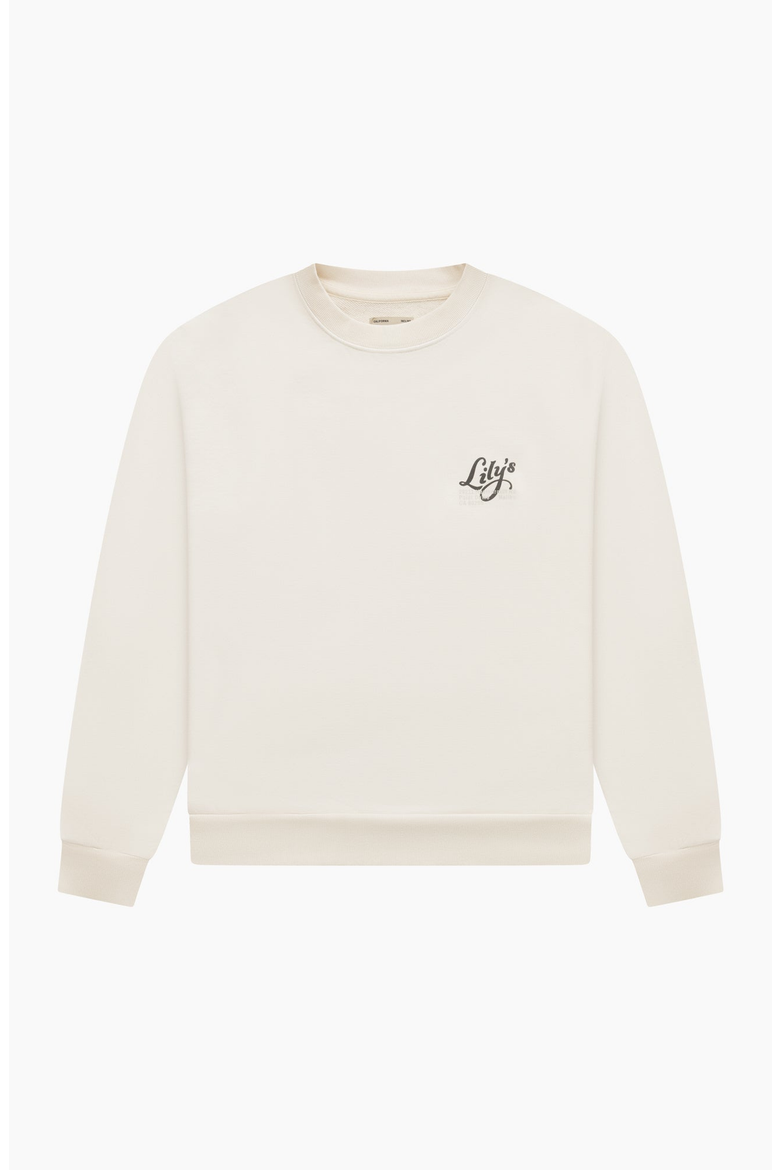 Lilys Malibu Crewneck Sweatshirt, Main, color, Vintage Cream