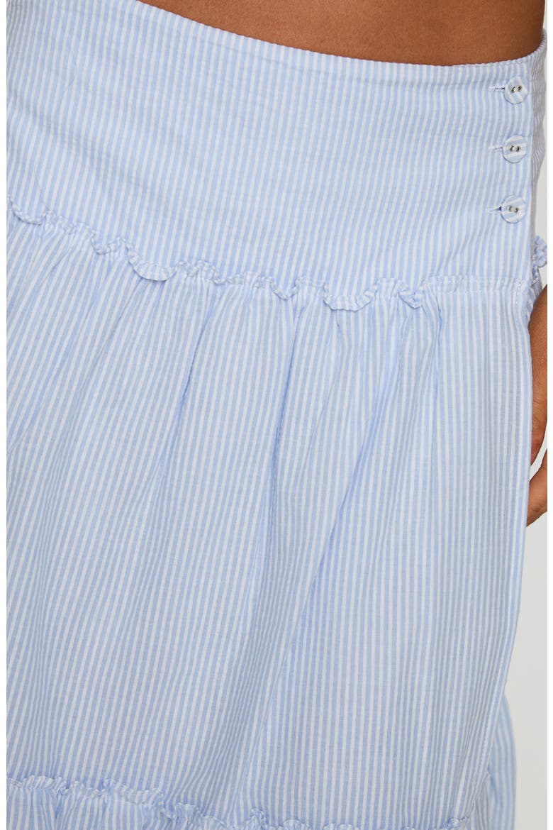 Cascades Low Rise Midi Skirt, Alternate, color, MULTI