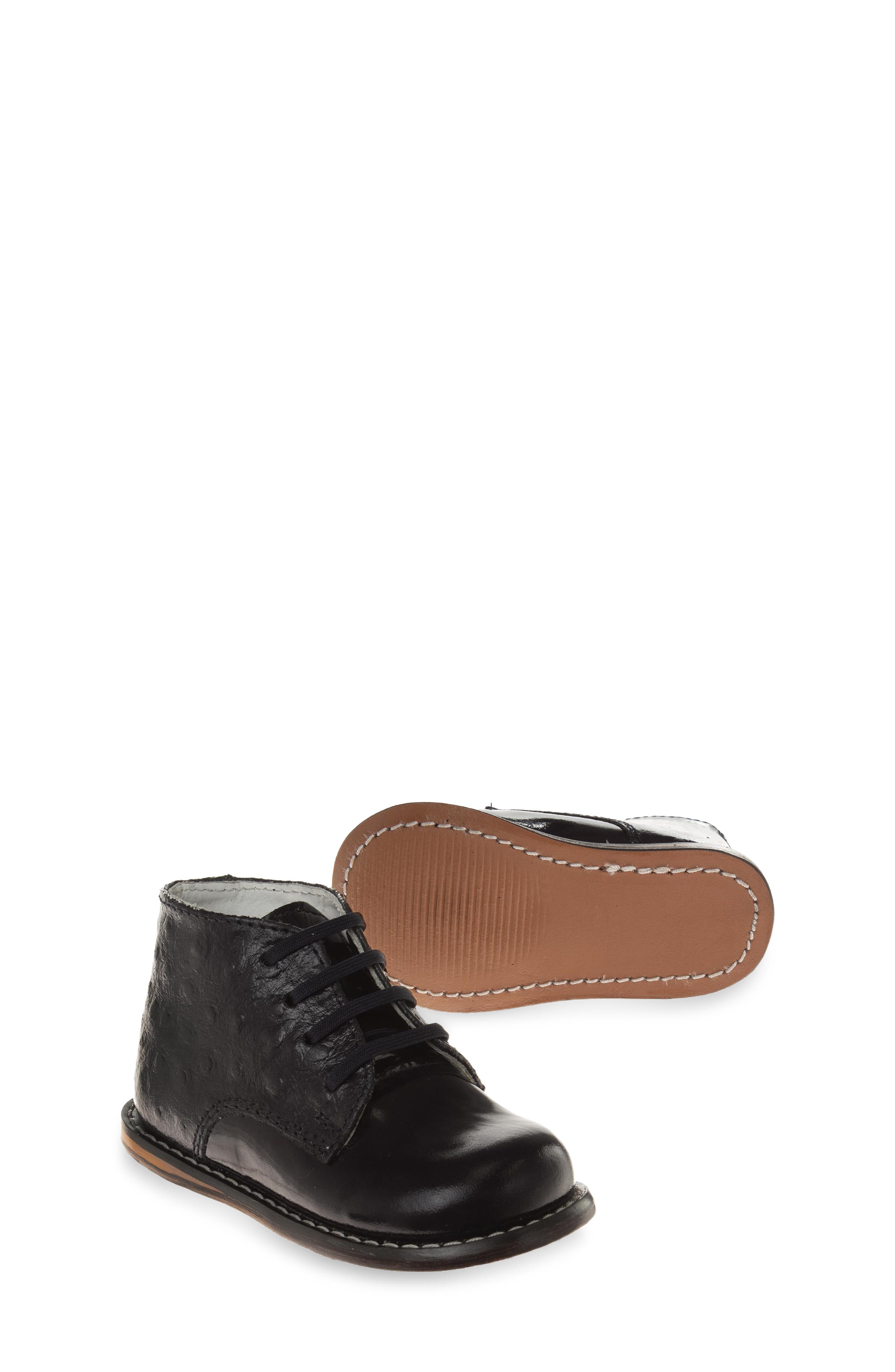Kids' Lace-Up Boot, Alternate, color, BLACK