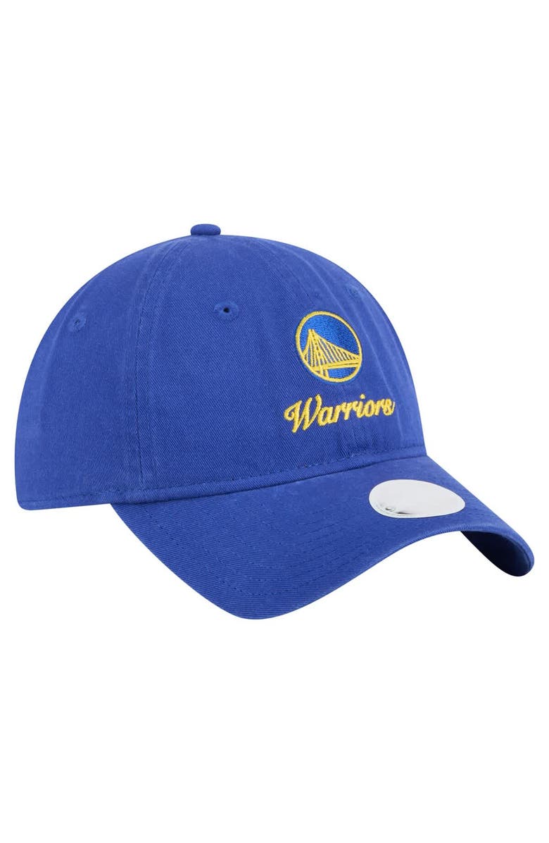 New Era Women's New Era  Royal Golden State Warriors Gameday Preppy 9TWENTY Adjustable Hat, Alternate, color, Royal