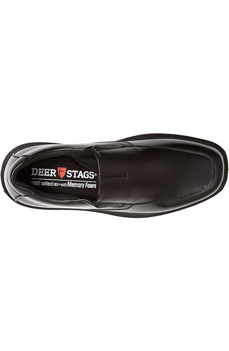 Deer Stags Coney Dress Casual Memory Foam Cushioned Comfort Slip-On Loafer - Wide Width Available, Alternate, color, Black