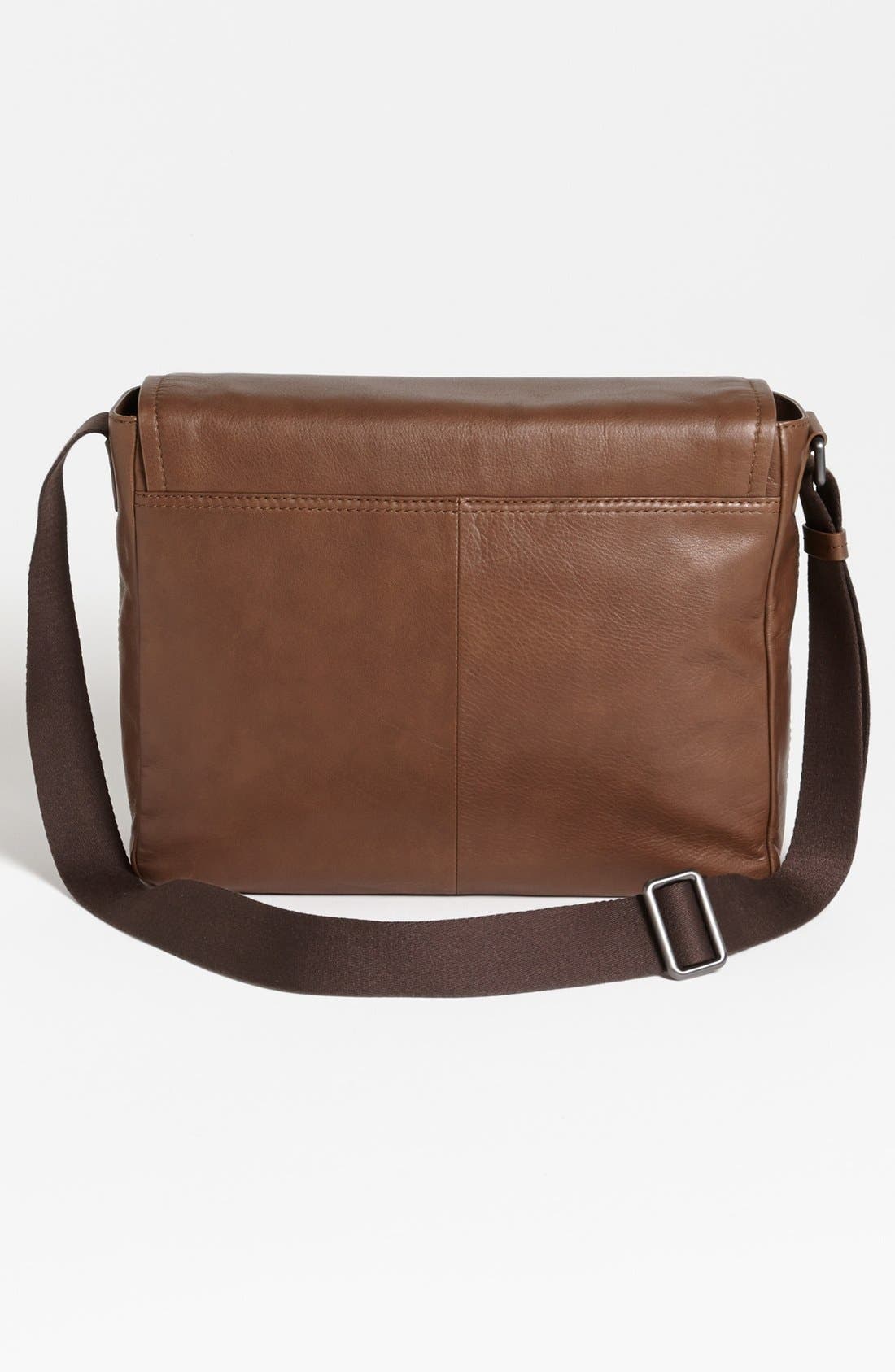 BOSS HUGO BOSS 'Sudit' Leather Messenger Bag, Alternate, color, 