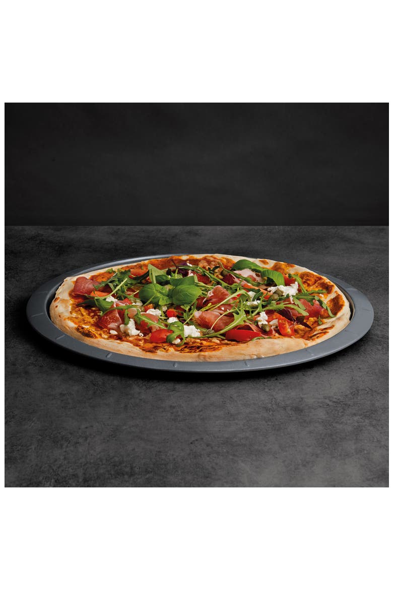 2-Pack Gem Nonstick Perforated Pizza Pans, Alternate, color, GRAY