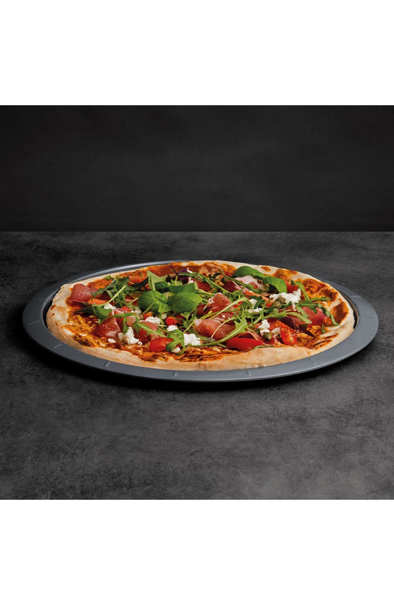 BergHOFF 2-Pack Gem Nonstick Perforated Pizza Pans, Alternate, color, Gray