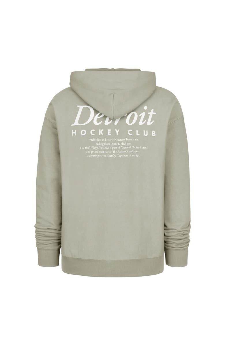 '47 Men's '47  Gray Detroit Red Wings Foundation Pullover Hoodie, Alternate, color, Gray