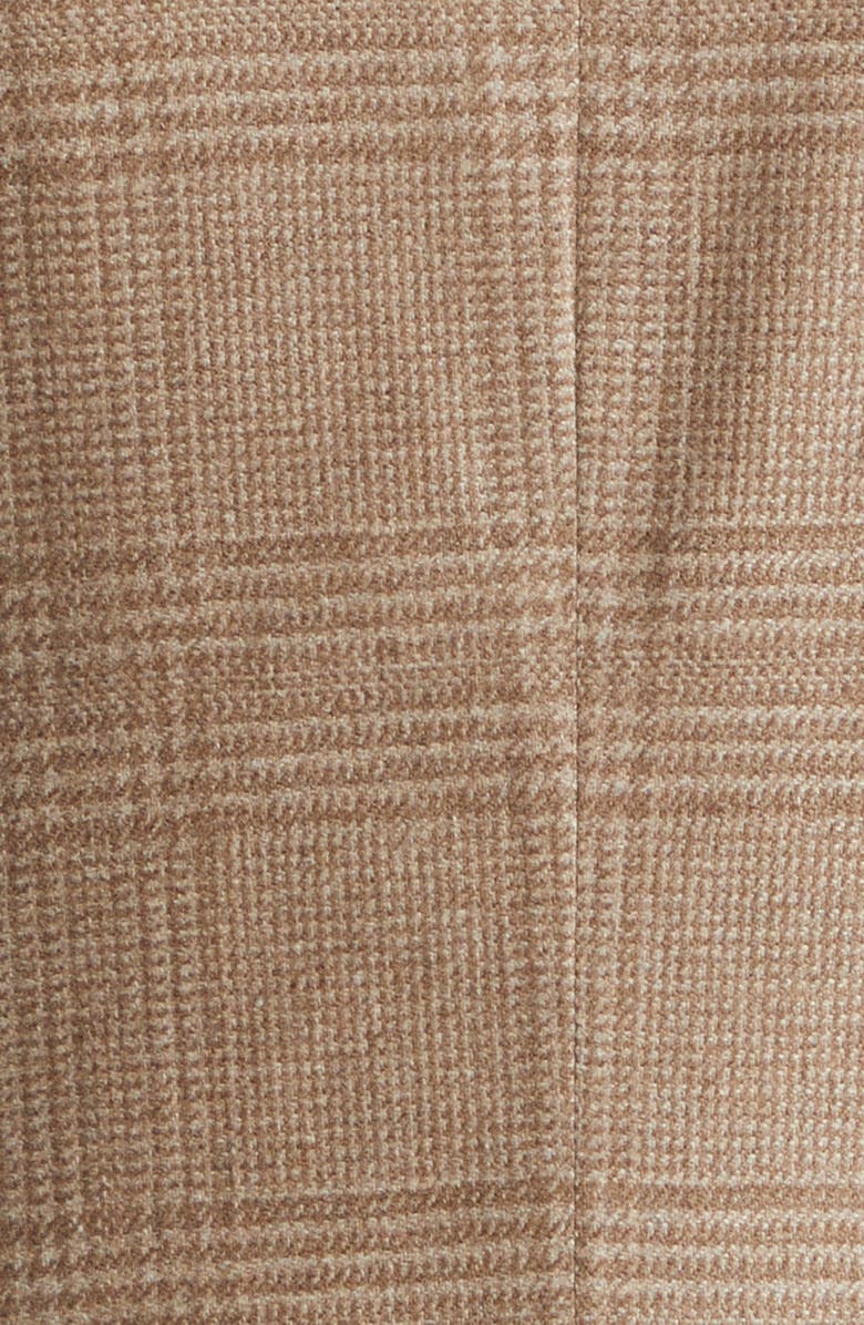 Thom Sweeney Unstructured Single Breasted Plaid Cashmere Sport Coat, Alternate, color, Oat Pow