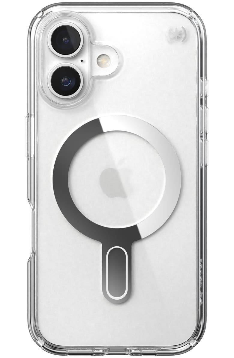 Speck Presidio Perfect Clear Case with ClickLock for Apple iPhone 16, Main, color, Clear