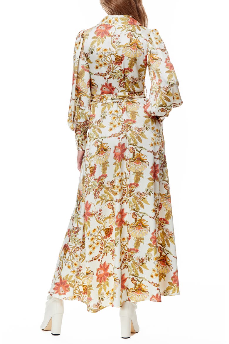 Rebel Twill Maxi Dress, Alternate, color, SPRING FOREST