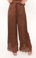 Petal & Pup Viola Drawstring Waist Wide Leg Pants
