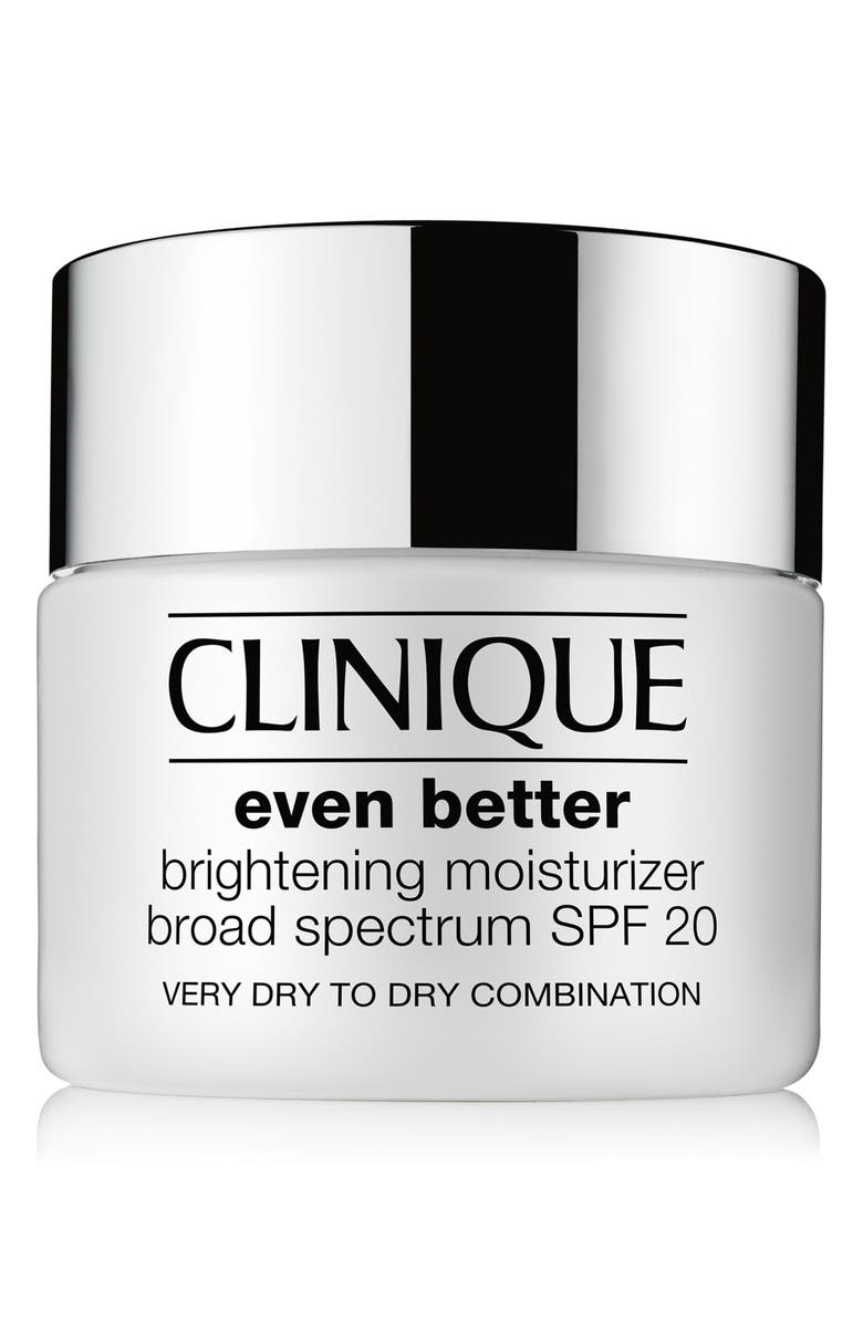 Clinique Even Better Skin Tone Correcting Moisturizer Cream SPF 20, Main, color, 