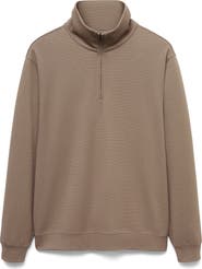 MANGO Antiodor Half Zip Performance Sweatshirt