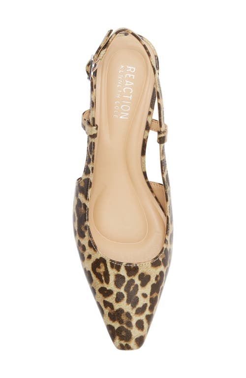 Reaction Kenneth Cole Maggie Kitten Heel Slingback Pump In Brown