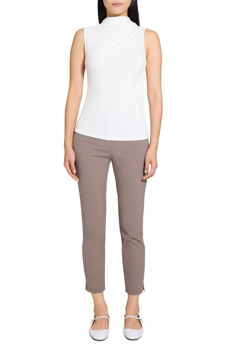 Theory Cowl Neck Shell, Alternate, color, Ivory