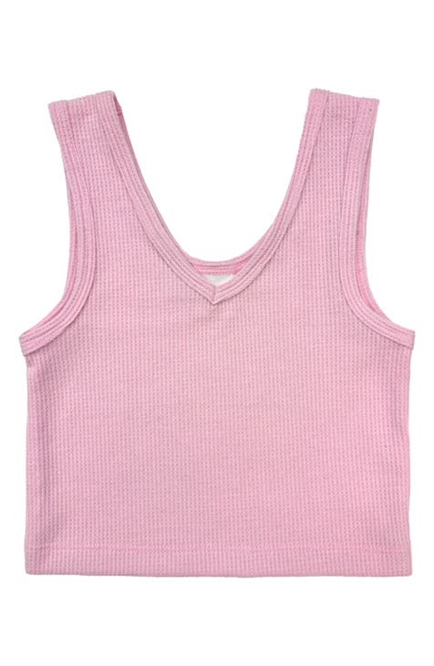 Kids' Waffle Knit Rib Tank (Big Kid)