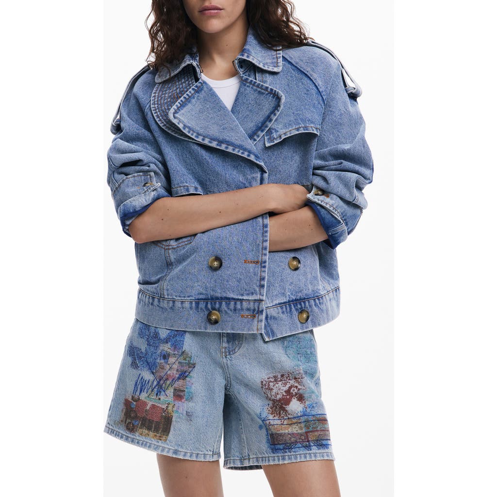 DESIGUAL DESIGUAL OVERSIZE DENIM TRUCKER JACKET