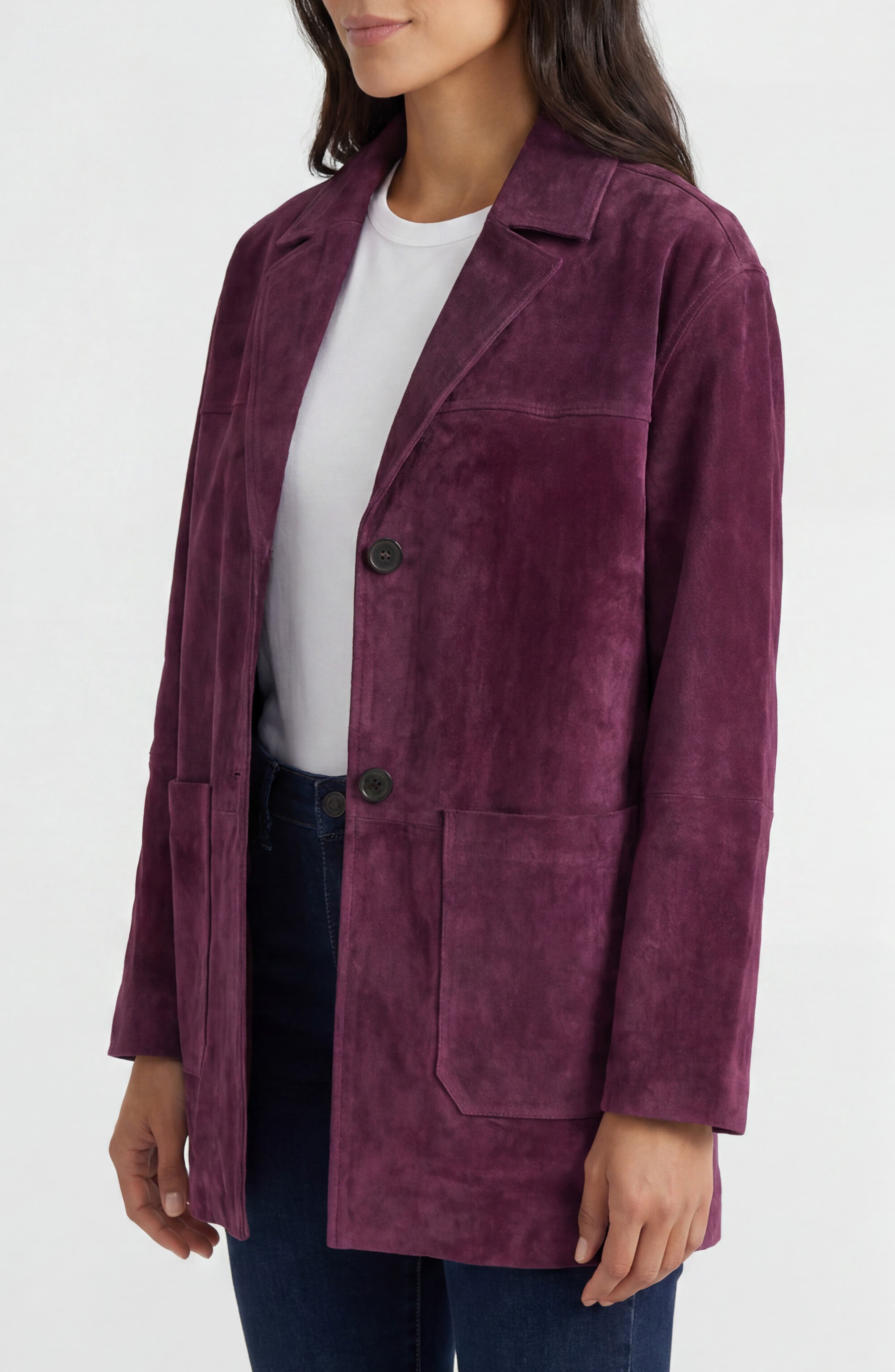 Женские куртки NVLT Patch Pocket Suede Jacket — фото 3