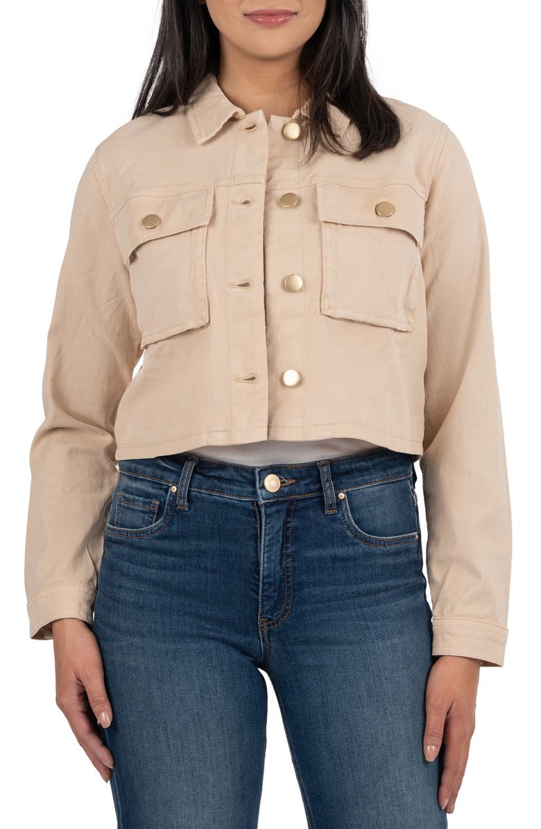 KUT from the Kloth Jazlynn Button Front Jacket, Main, color, 
