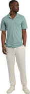 Onia Button Front Elastic Linen Pant
