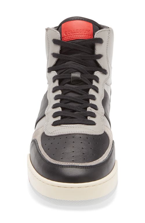 Collegium Pillar Destroyer High Top Sneaker In Gray